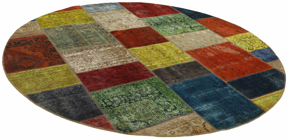 Vintage Royal Patchwork Rugs | Antique Persian Handcraft250 cm x 250 cm