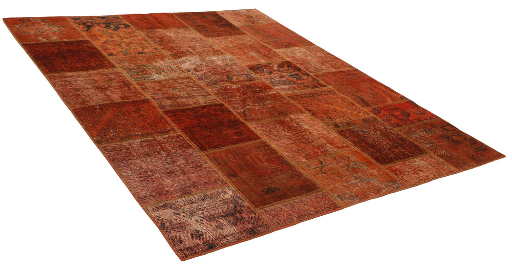 Vintage Royal Patchwork Rugs | Antique Persian Handcraft202 cm x 251 cm