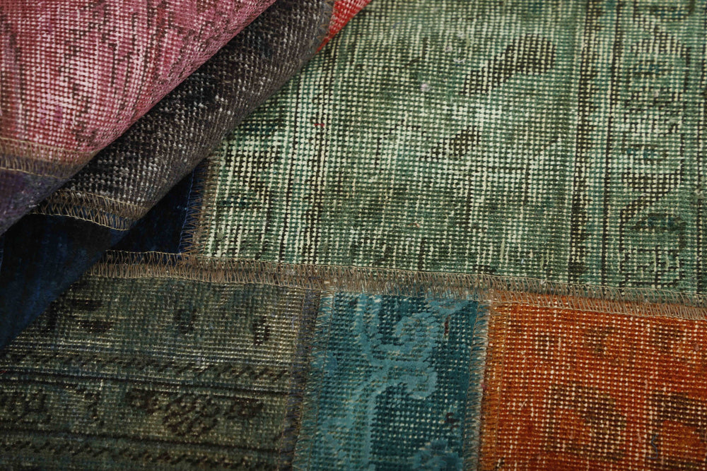 Vintage Royal Patchwork Rugs | Antique Persian Handcraft201 cm x 311 cm