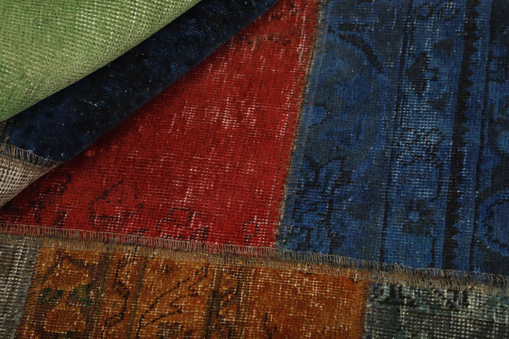 Vintage Royal Patchwork Rugs | Antique Persian Handcraft201 cm x 308 cm
