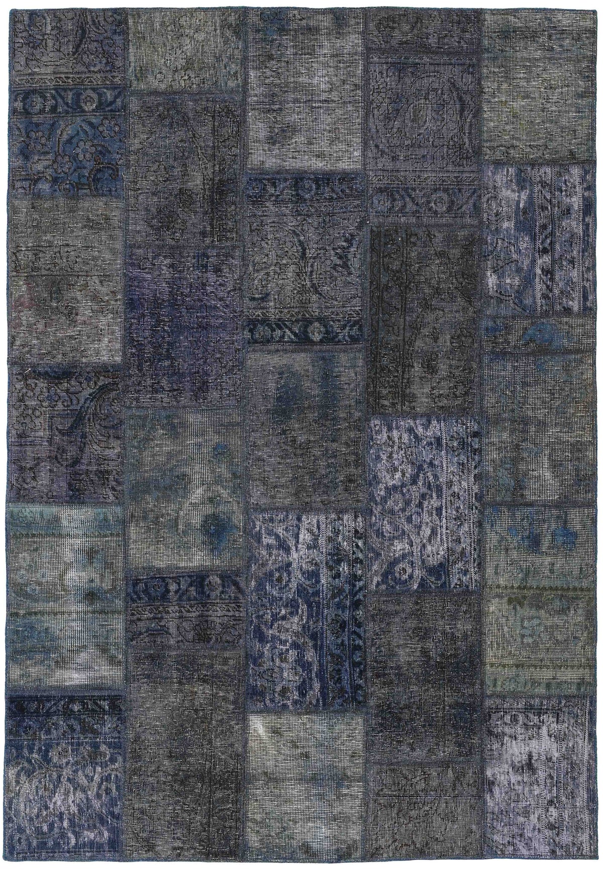 Vintage Royal Patchwork Rugs | Antique Persian Handcraft144 cm x 207 cm