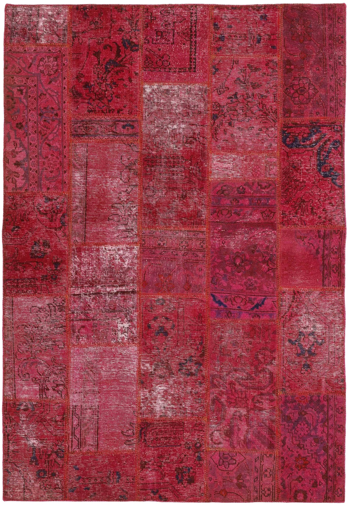 Vintage Royal Patchwork Rugs | Antique Persian Handcraft140 cm x 205 cm