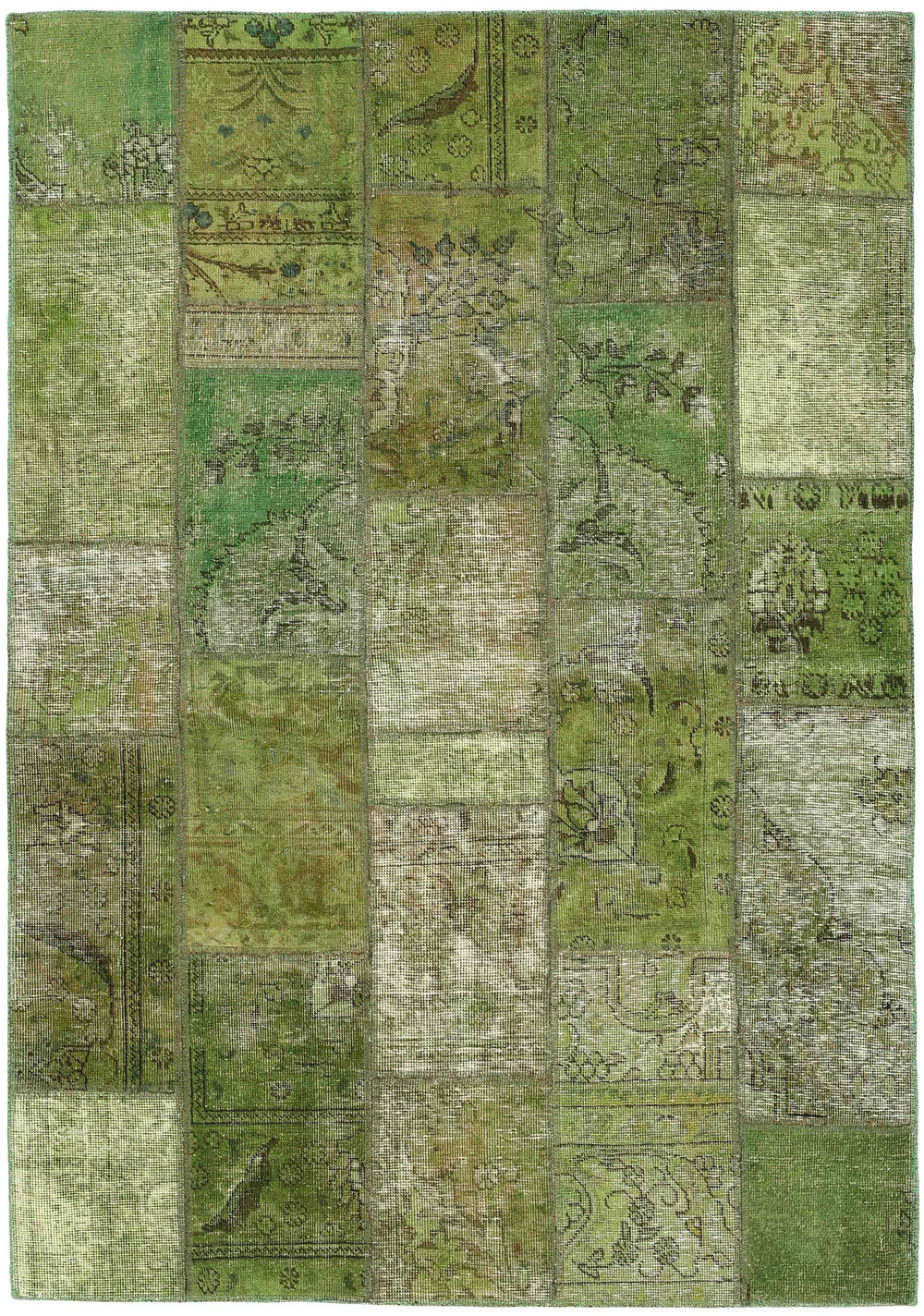 Vintage Royal Patchwork Rugs | Antique Persian Handcraft145 cm x 206 cm