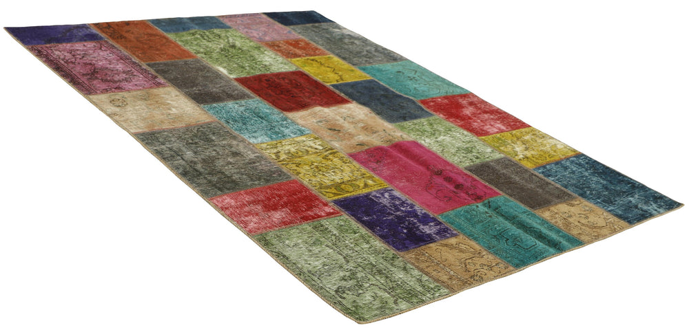 Vintage Royal Patchwork Rugs | Antique Persian Handcraft171 cm x 236 cm