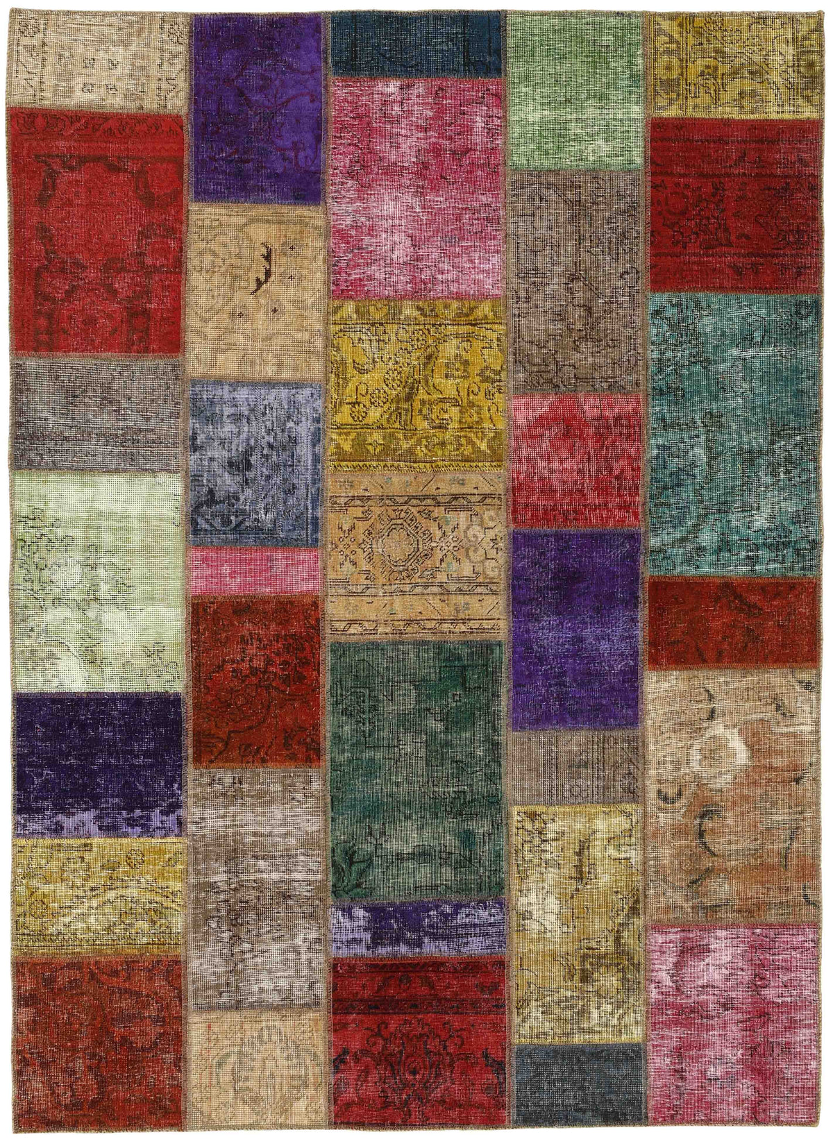 Vintage Royal Patchwork Rugs | Antique Persian Handcraft170 cm x 238 cm