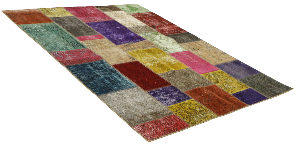 Vintage Royal Patchwork Rugs | Antique Persian Handcraft170 cm x 233 cm