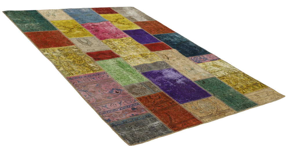 Vintage Royal Patchwork Rugs | Antique Persian Handcraft171 cm x 235 cm