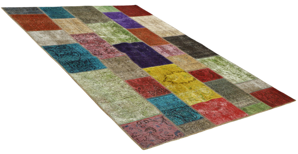 Vintage Royal Patchwork Rugs | Antique Persian Handcraft169 cm x 240 cm