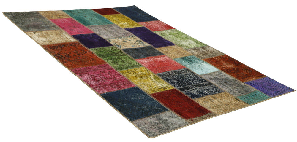 Vintage Royal Patchwork Rugs | Antique Persian Handcraft167 cm x 238 cm