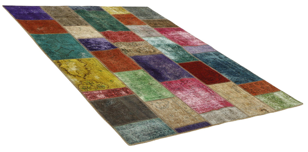 Vintage Royal Patchwork Rugs | Antique Persian Handcraft169 cm x 238 cm
