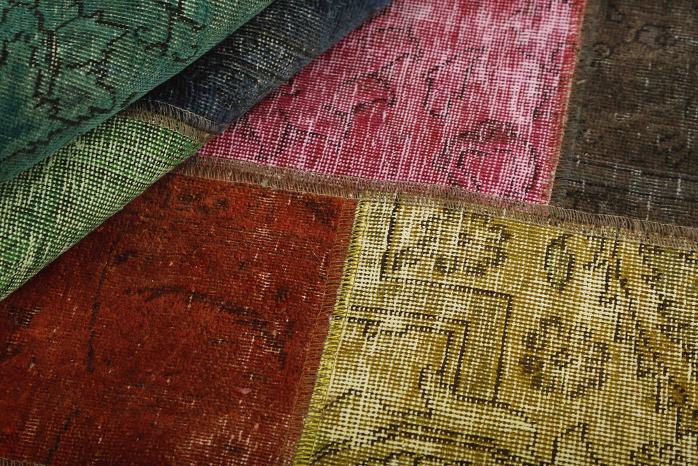 Vintage Royal Patchwork Rugs | Antique Persian Handcraft169 cm x 238 cm