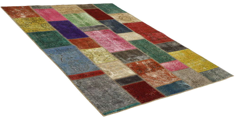 Vintage Royal Patchwork Rugs | Antique Persian Handcraft169 cm x 238 cm