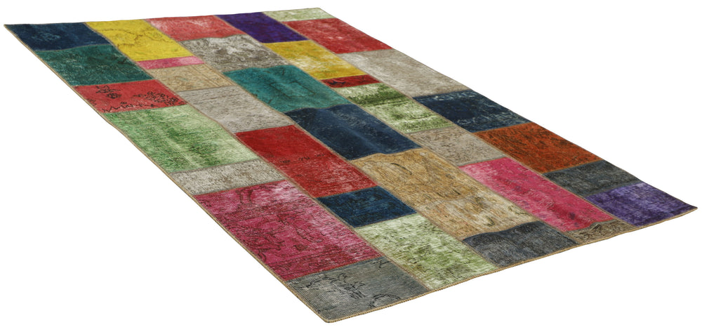Vintage Royal Patchwork Rugs | Antique Persian Handcraft168 cm x 245 cm