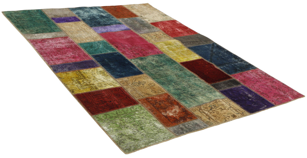 Vintage Royal Patchwork Rugs | Antique Persian Handcraft171 cm x 233 cm