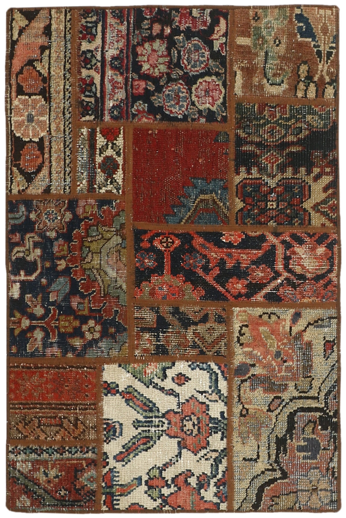 Persian Malayer Patchwork Rugs | Antique Hand-Knotted Persian Craftsmanship60 cm x 90 cm