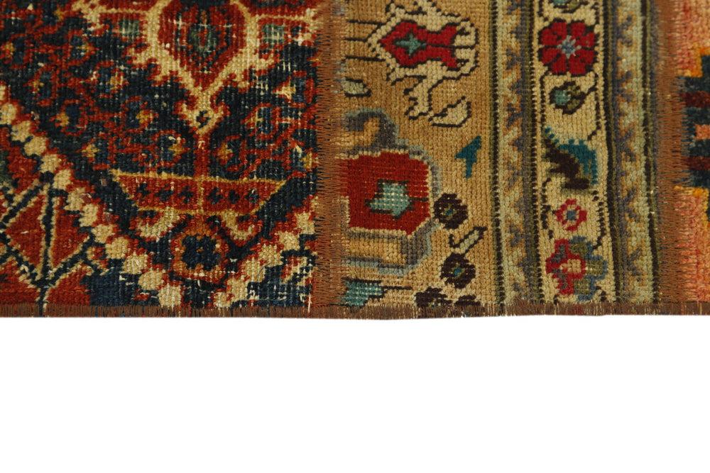 Persian Malayer Patchwork Rugs | Antique Hand-Knotted Persian Craftsmanship74 cm x 247 cm