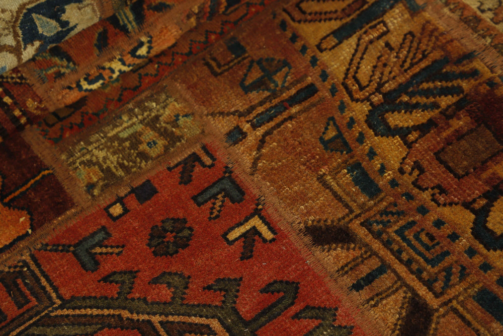 Persian Malayer Patchwork Rugs | Antique Hand-Knotted Persian Craftsmanship73 cm x 251 cm