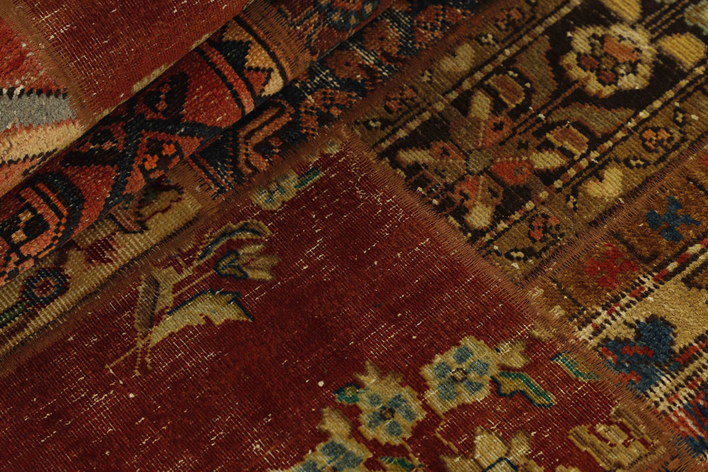 Persian Malayer Patchwork Rugs | Antique Hand-Knotted Persian Craftsmanship74 cm x 246 cm