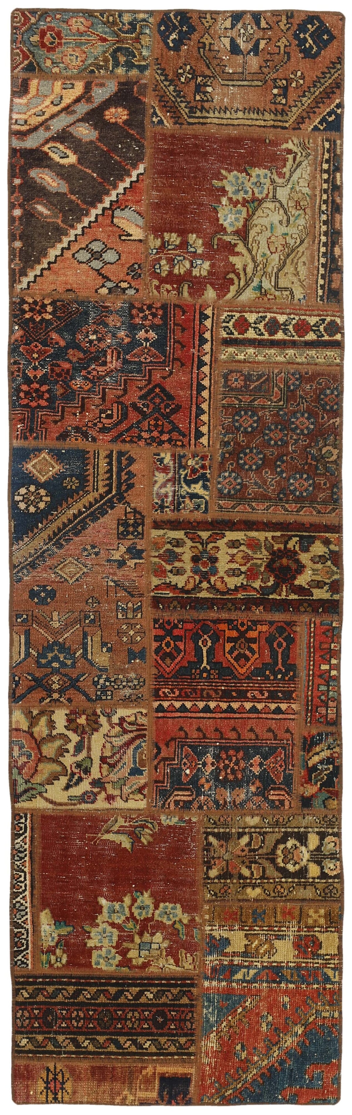 Persian Malayer Patchwork Rugs | Antique Hand-Knotted Persian Craftsmanship74 cm x 246 cm