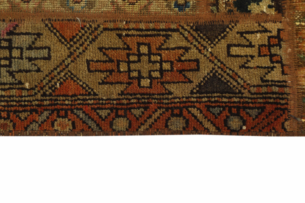 Persian Malayer Patchwork Rugs | Antique Hand-Knotted Persian Craftsmanship75 cm x 252 cm