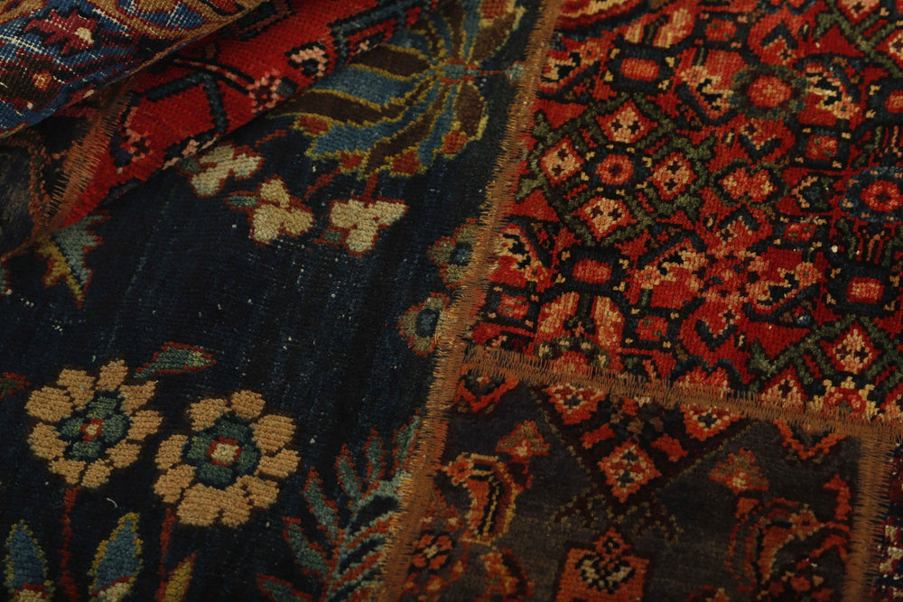 Persian Malayer Patchwork Rugs | Antique Hand-Knotted Persian Craftsmanship136 cm x 200 cm