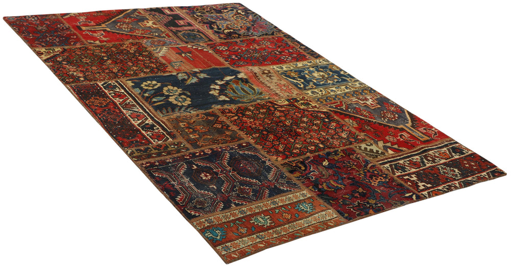 Persian Malayer Patchwork Rugs | Antique Hand-Knotted Persian Craftsmanship136 cm x 200 cm