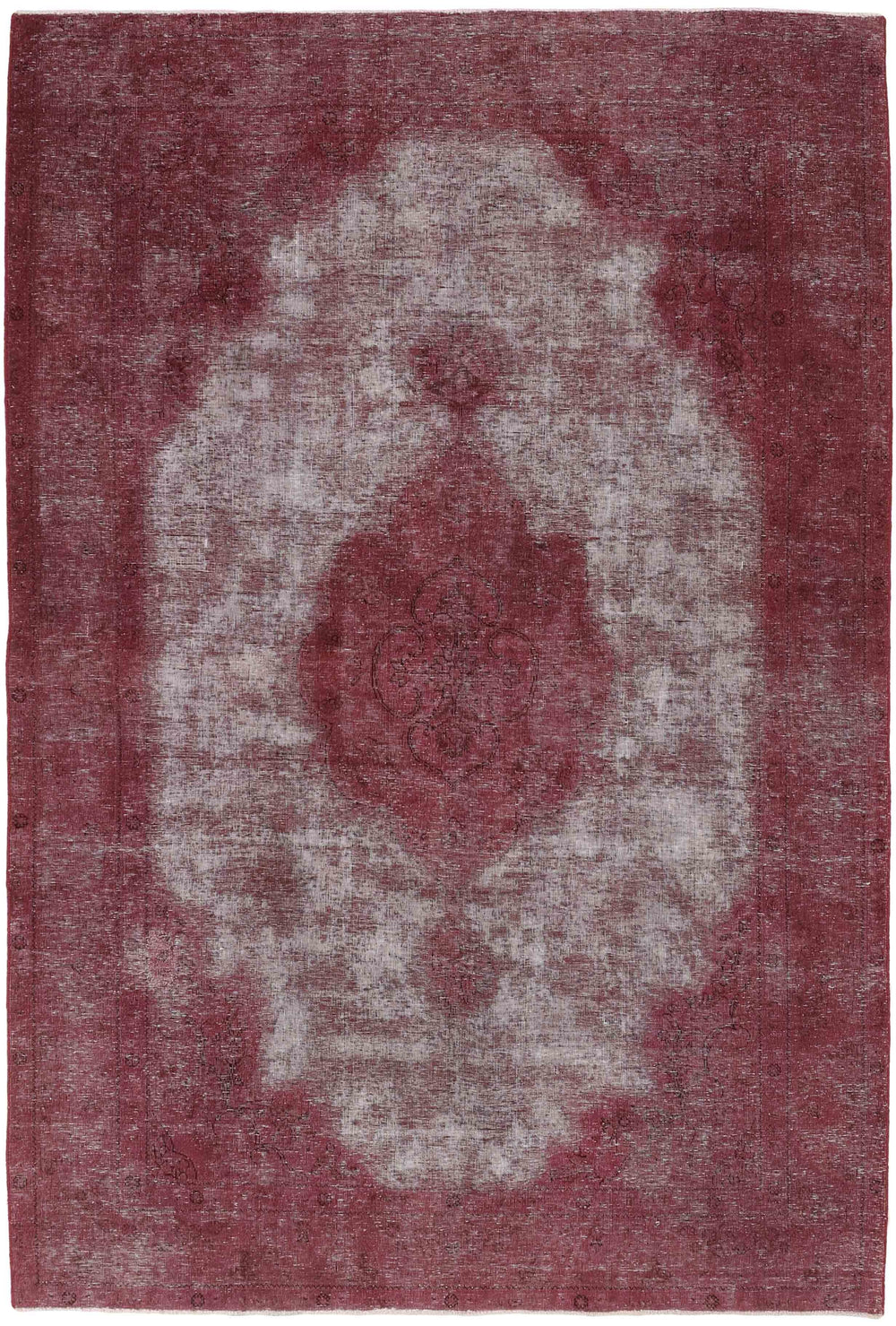 Vintage Royal Collection: Antique Persian Hand-Knotted Rugs in Stonewashed, Recoloured Finishes202 cm x 302 cm