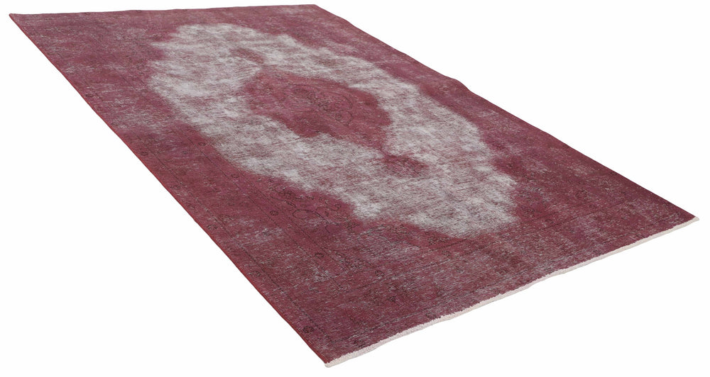 Vintage Royal Collection: Antique Persian Hand-Knotted Rugs in Stonewashed, Recoloured Finishes202 cm x 302 cm