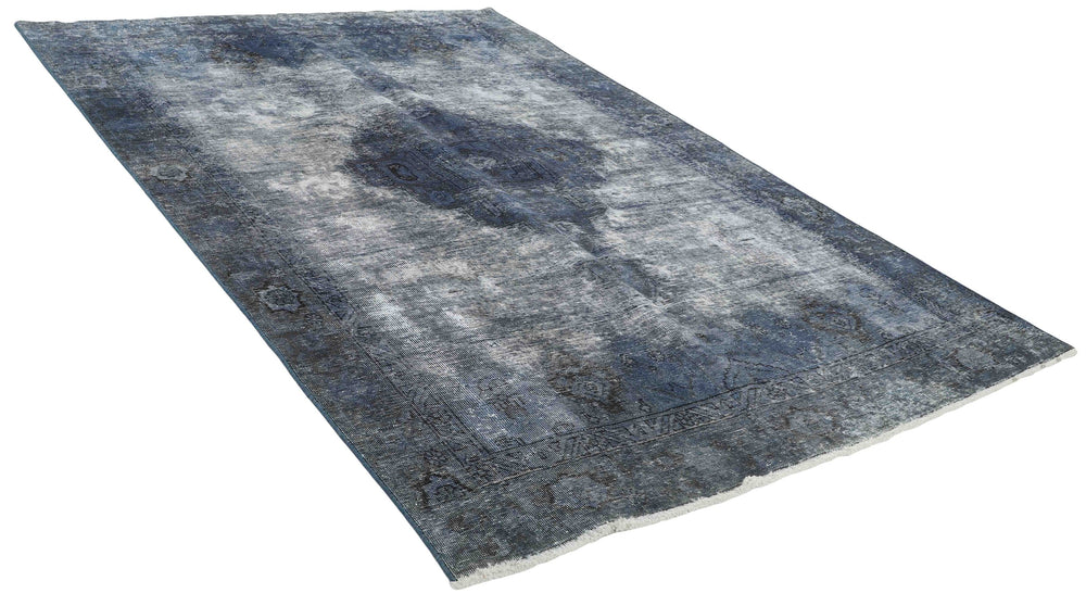 Vintage Royal Collection: Antique Persian Hand-Knotted Rugs in Stonewashed, Recoloured Finishes196 cm x 288 cm