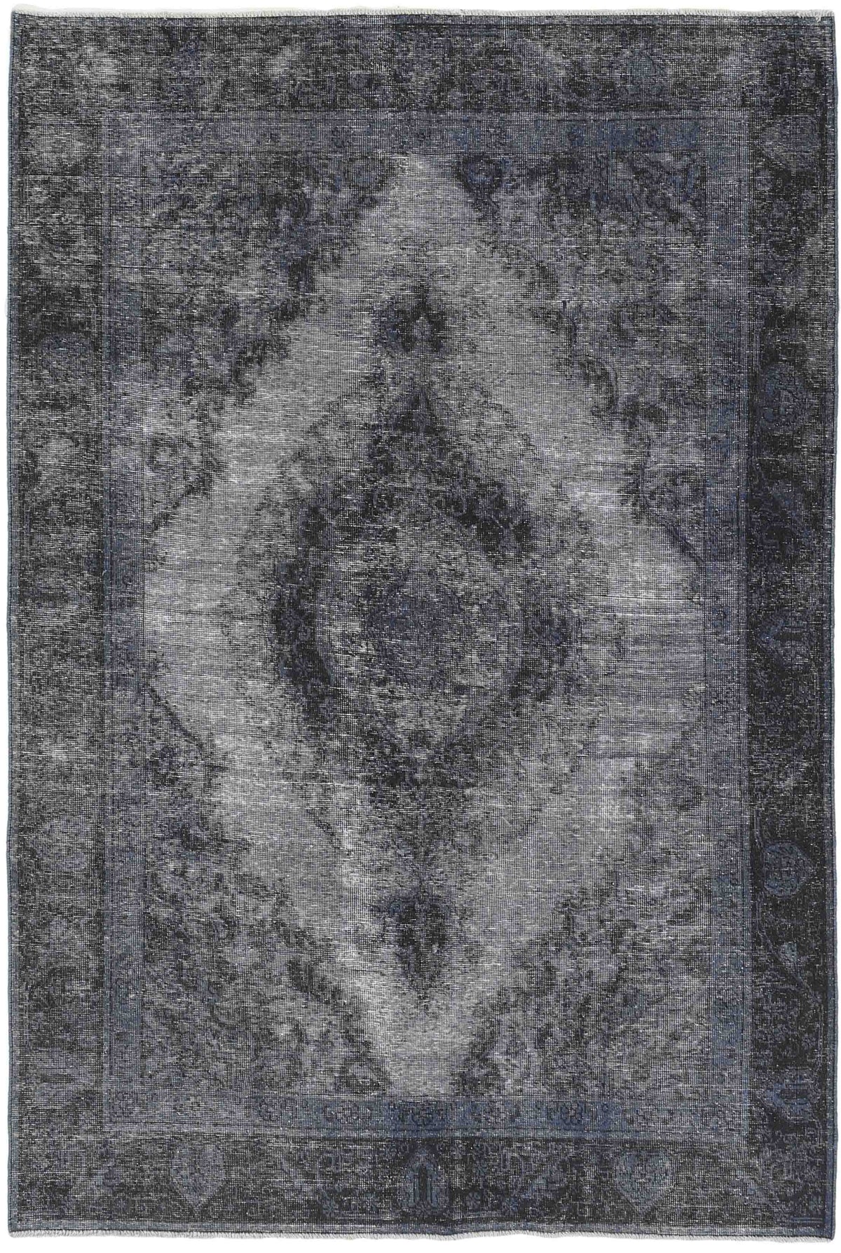 Vintage Royal Collection: Antique Persian Hand-Knotted Rugs in Stonewashed, Recoloured Finishes187 cm x 273 cm