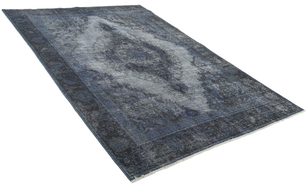 Vintage Royal Collection: Antique Persian Hand-Knotted Rugs in Stonewashed, Recoloured Finishes187 cm x 273 cm