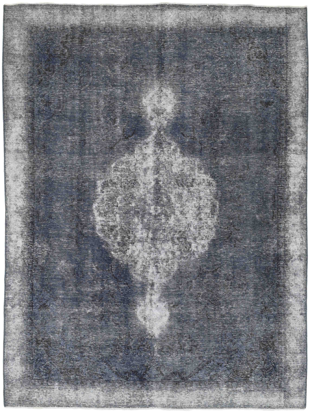 Vintage Royal Collection: Antique Persian Hand-Knotted Rugs in Stonewashed, Recoloured Finishes221 cm x 291 cm