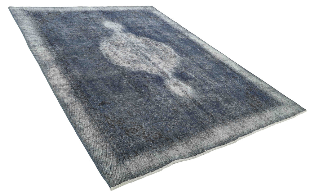 Vintage Royal Collection: Antique Persian Hand-Knotted Rugs in Stonewashed, Recoloured Finishes221 cm x 291 cm