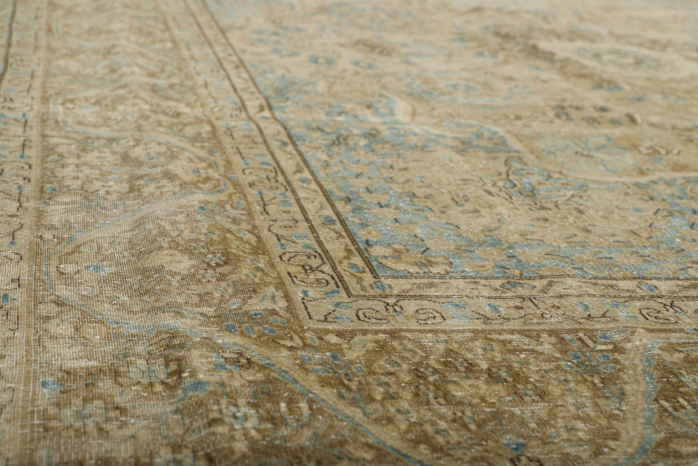 Vintage Royal Collection: Antique Persian Hand-Knotted Rugs in Stonewashed, Recoloured Finishes303 cm x 387 cm