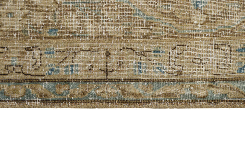 Vintage Royal Collection: Antique Persian Hand-Knotted Rugs in Stonewashed, Recoloured Finishes303 cm x 387 cm