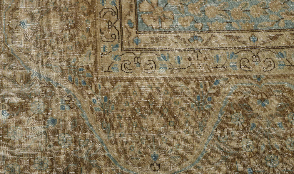 Vintage Royal Collection: Antique Persian Hand-Knotted Rugs in Stonewashed, Recoloured Finishes303 cm x 387 cm