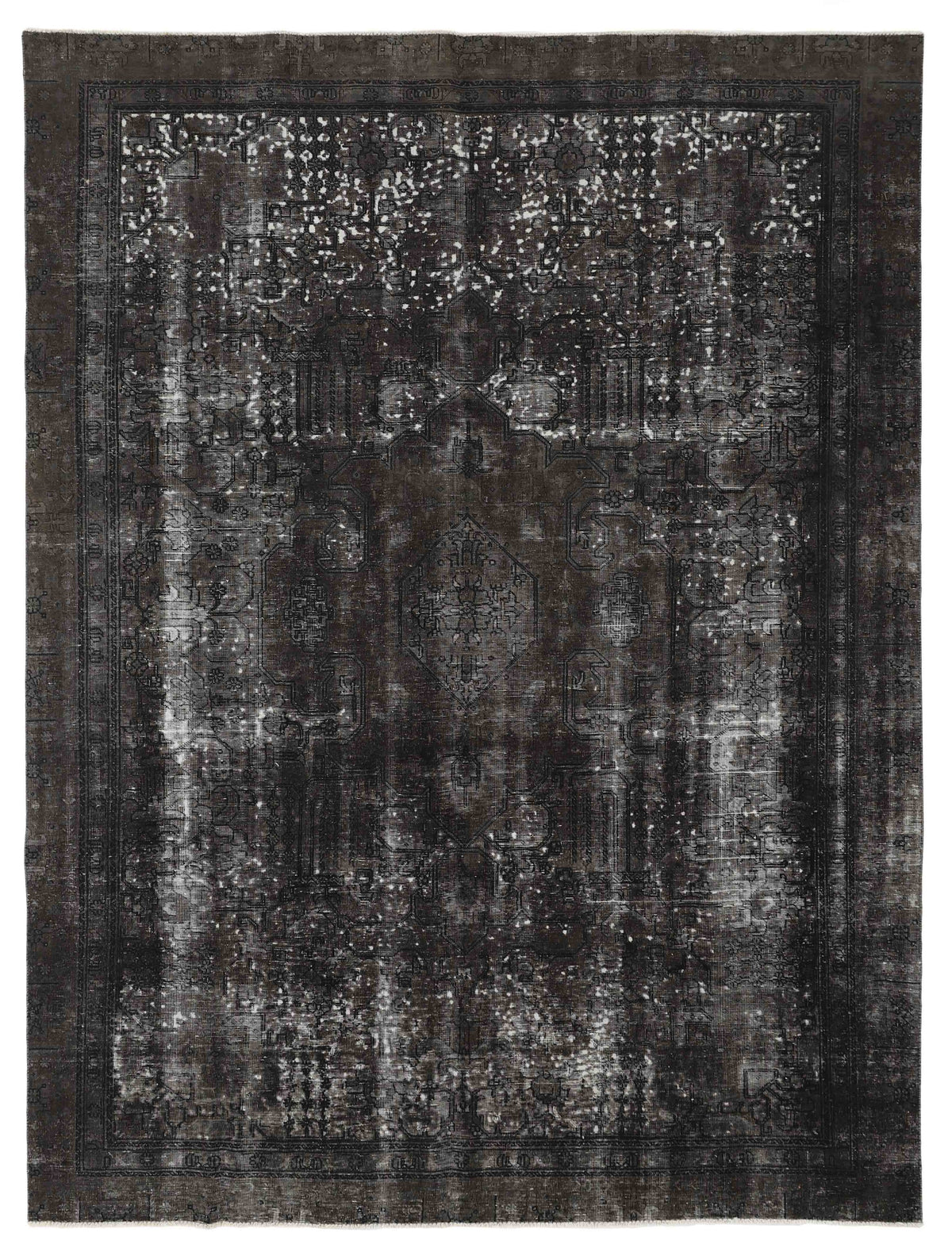 Vintage Royal Collection: Antique Persian Hand-Knotted Rugs in Stonewashed, Recoloured Finishes262 cm x 349 cm