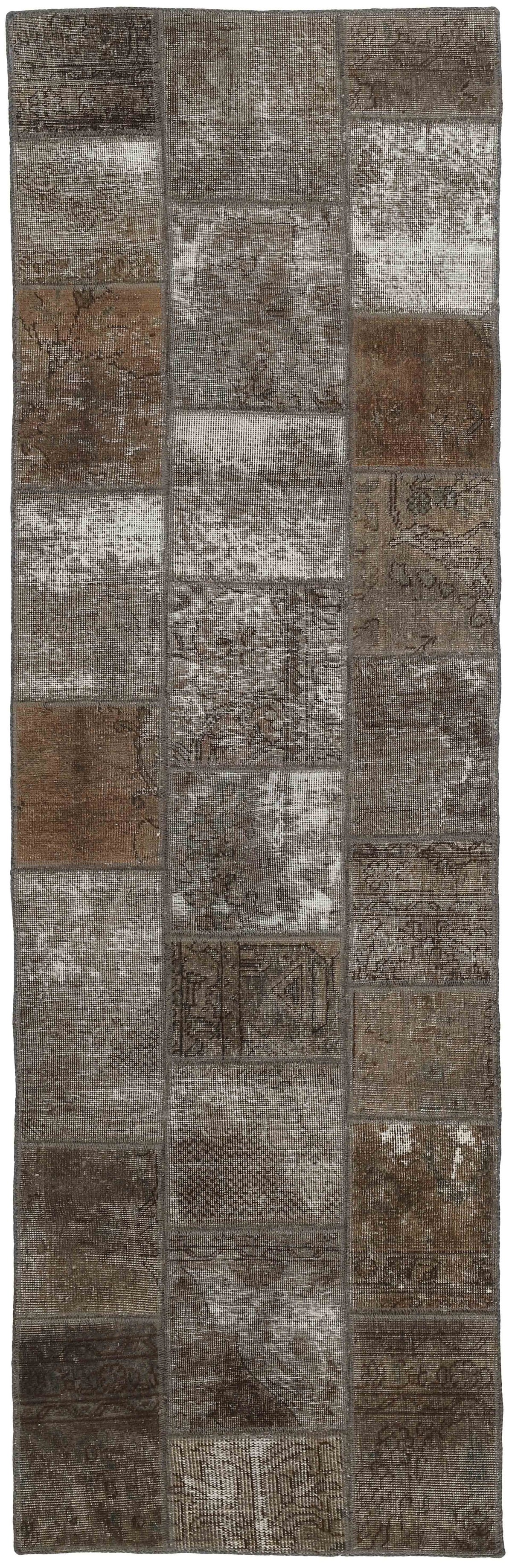 Vintage Royal Patchwork Rugs | Antique Persian Handcraft74 cm x 255 cm