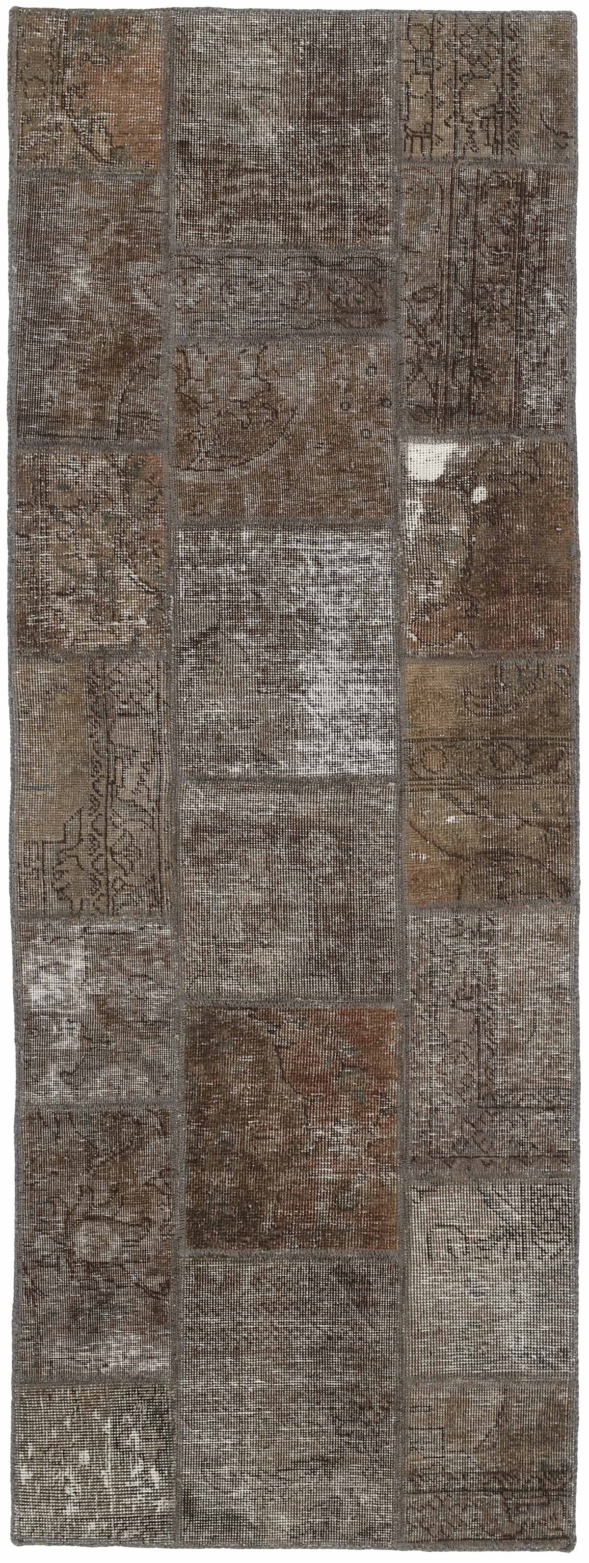 Vintage Royal Patchwork Rugs | Antique Persian Handcraft73 cm x 205 cm