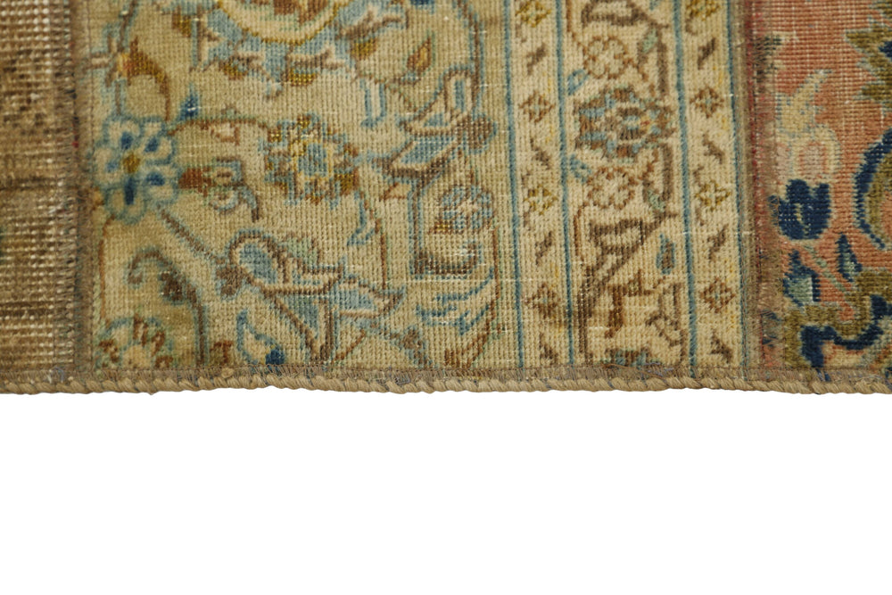 Vintage Royal Patchwork Rugs | Antique Persian Handcraft252 cm x 360 cm