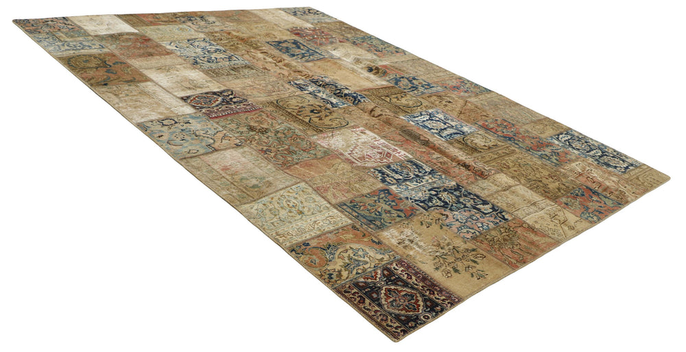 Vintage Royal Patchwork Rugs | Antique Persian Handcraft252 cm x 360 cm