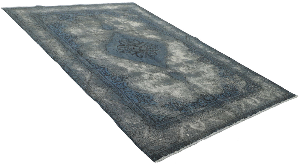 Vintage Royal Collection: Antique Persian Hand-Knotted Rugs in Stonewashed, Recoloured Finishes185 cm x 292 cm