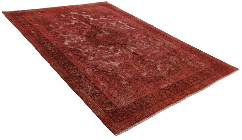 Vintage Royal Collection: Antique Persian Hand-Knotted Rugs in Stonewashed, Recoloured Finishes188 cm x 275 cm