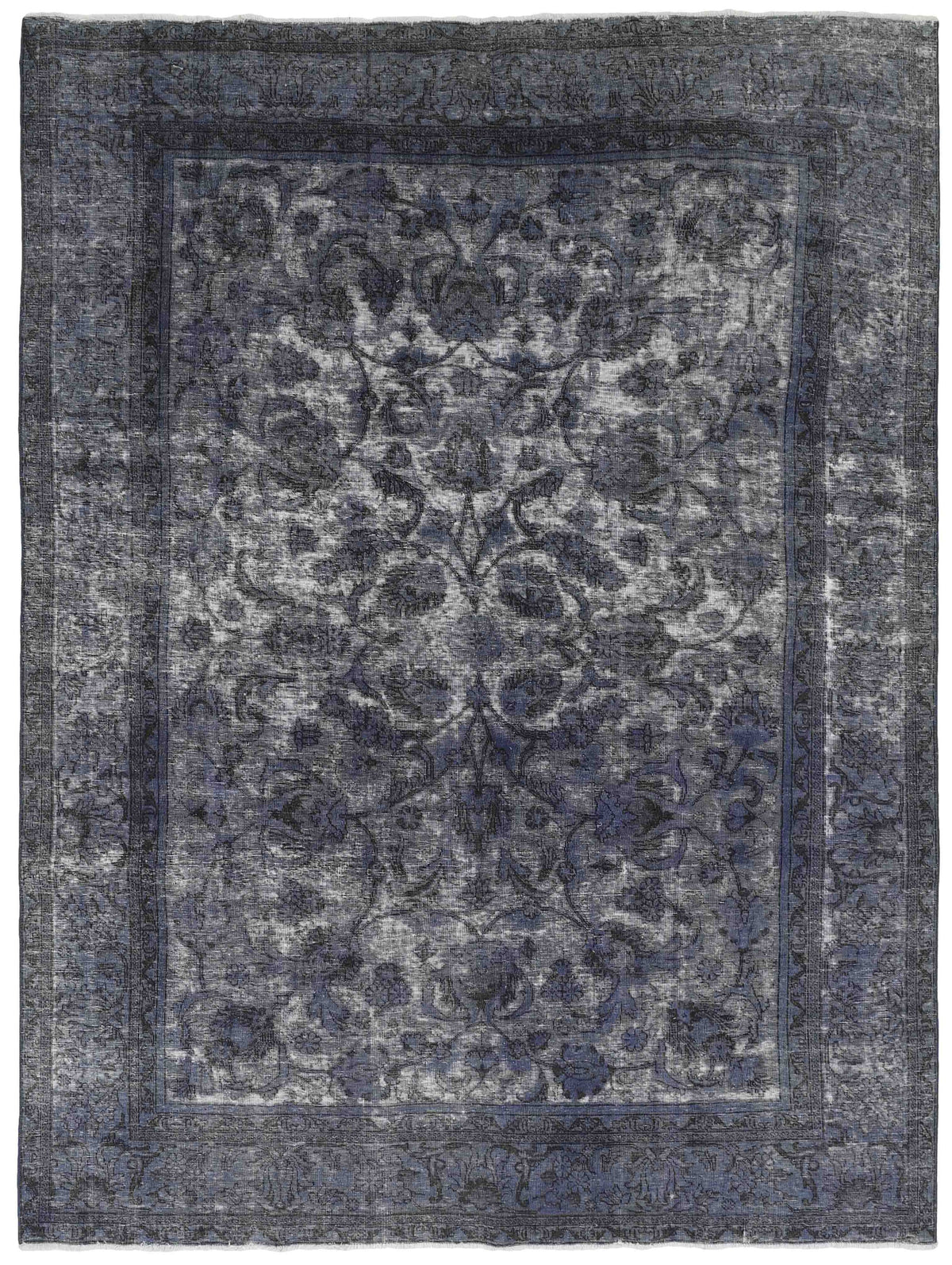 Vintage Royal Collection: Antique Persian Hand-Knotted Rugs in Stonewashed, Recoloured Finishes254 cm x 340 cm