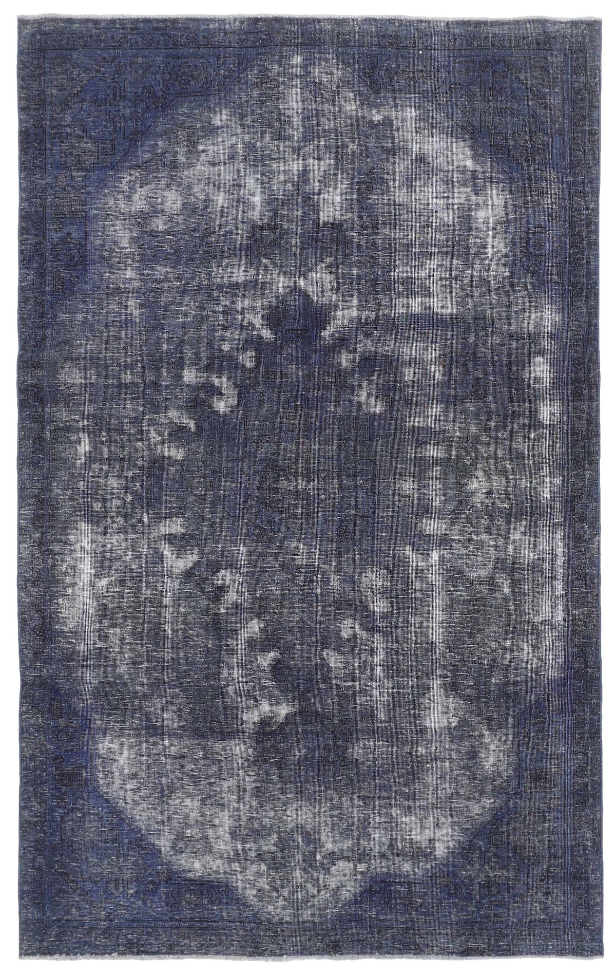 Vintage Royal Collection: Antique Persian Hand-Knotted Rugs in Stonewashed, Recoloured Finishes162 cm x 263 cm