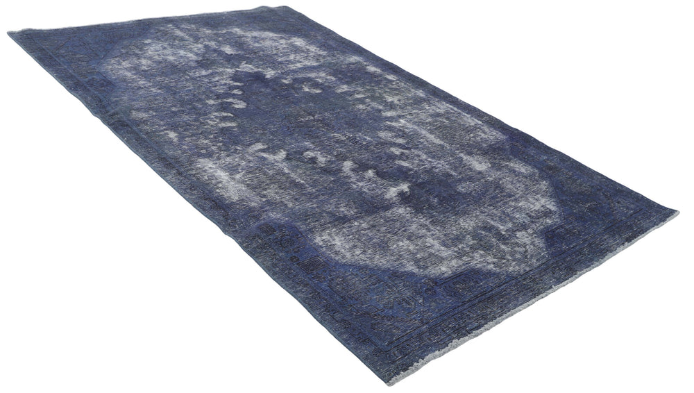Vintage Royal Collection: Antique Persian Hand-Knotted Rugs in Stonewashed, Recoloured Finishes162 cm x 263 cm