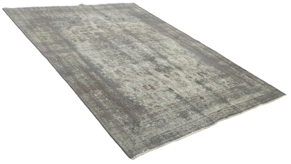 Vintage Royal Collection: Antique Persian Hand-Knotted Rugs in Stonewashed, Recoloured Finishes190 cm x 281 cm