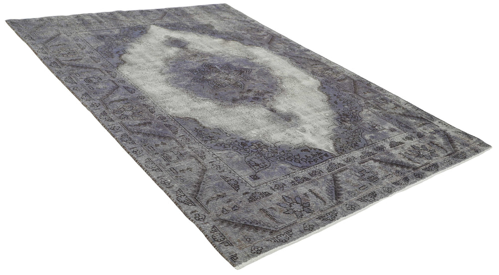 Vintage Royal Collection: Antique Persian Hand-Knotted Rugs in Stonewashed, Recoloured Finishes186 cm x 282 cm