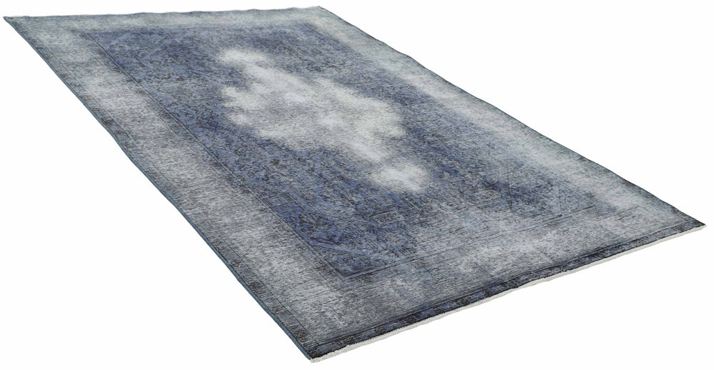 Vintage Royal Collection: Antique Persian Hand-Knotted Rugs in Stonewashed, Recoloured Finishes187 cm x 287 cm