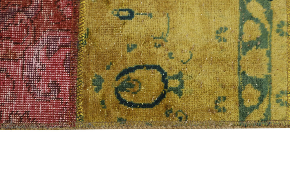 Vintage Royal Patchwork Rugs | Antique Persian Handcraft82 cm x 311 cm